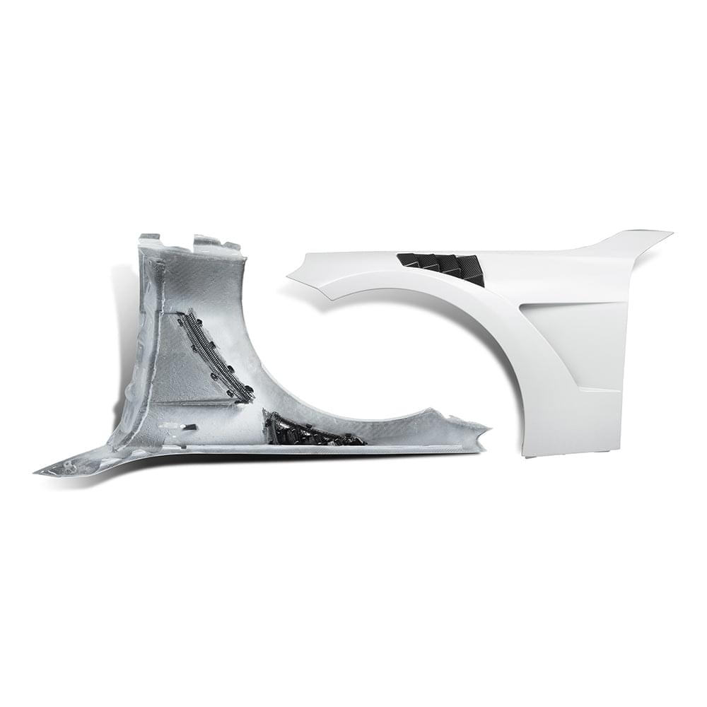 SOOQOO BMW M2 G87 Side Fenders In White Primer Finish — product view 3