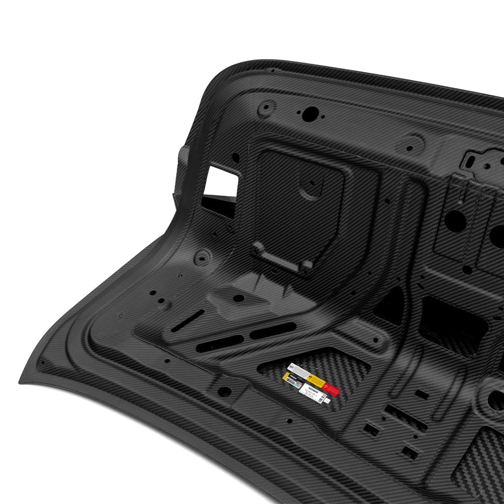 SOOQOO BMW M3 G80 Rear Trunk Lid In Gloss Carbon — product view 8