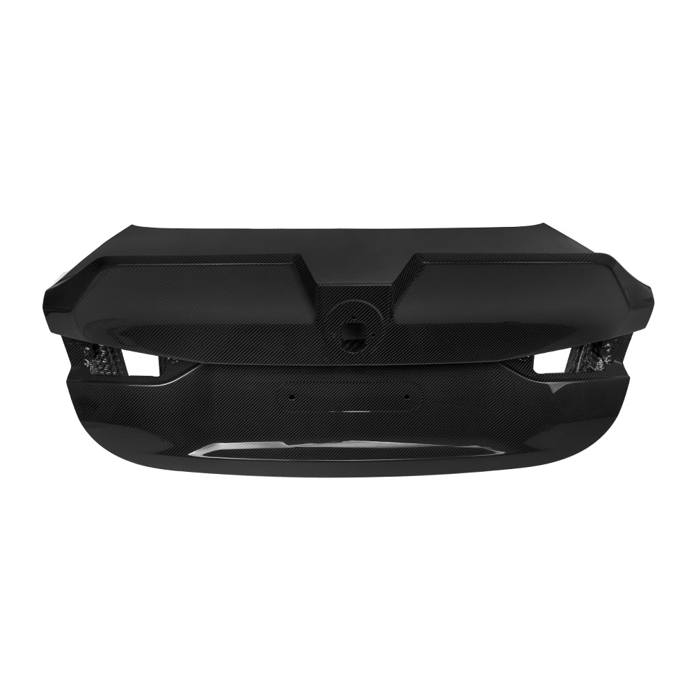 SOOQOO BMW M4 G82 Rear Trunk Lid In Prepreg Carbon Fiber — product view 3