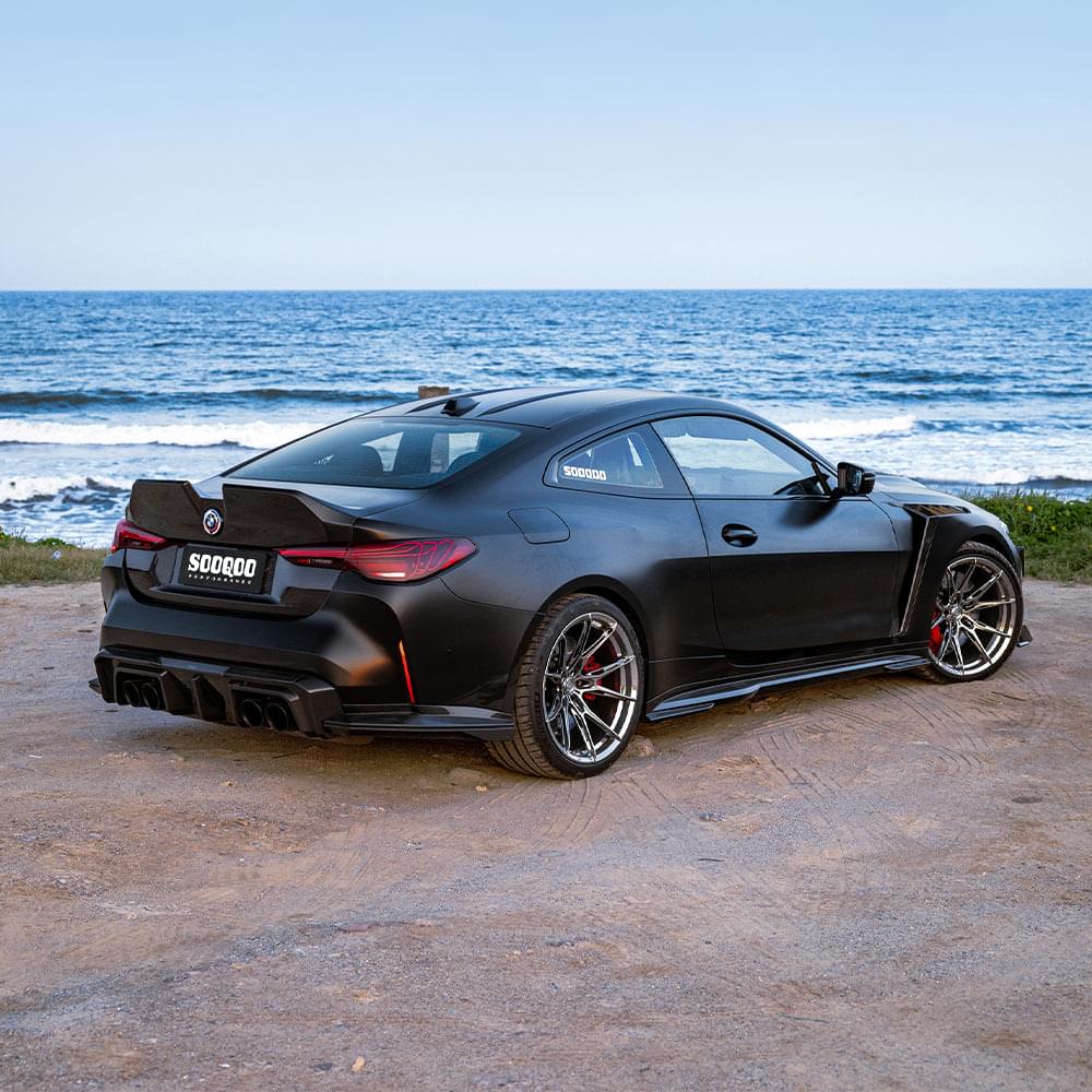 SOOQOO BMW M4 G82 Rear Trunk Lid In Prepreg Carbon Fiber — product view 12