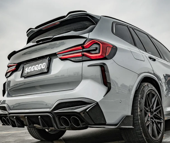 SooQoo BMW G81 M3 Touring SQ Roof Spoiler In Gloss Pre Preg Carbon Fibre (2023+) - COLORADO N5X