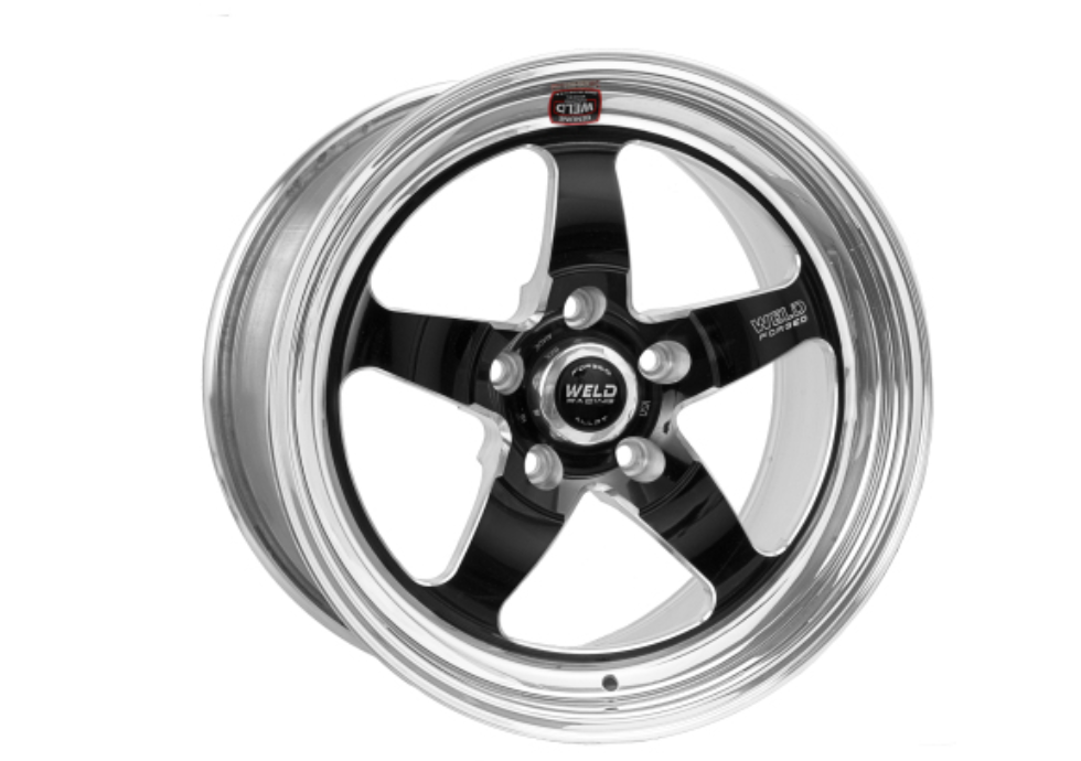 スーパーチームホイールbenb17 Weld S71 18x8 / 5x120mm BP / 5.1in. BS Black Wheel (High Pad) - Non-Be