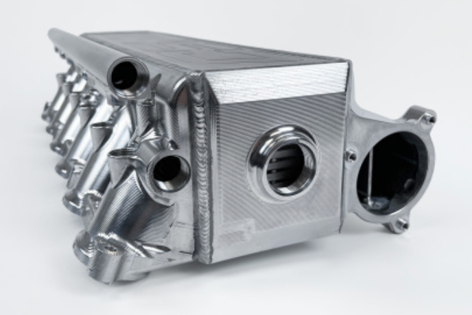 CSF Gen 2 B58 Race X Charge-Air-Cooler Manifold - Raw Billet Aluminum Finish - COLORADO N5X