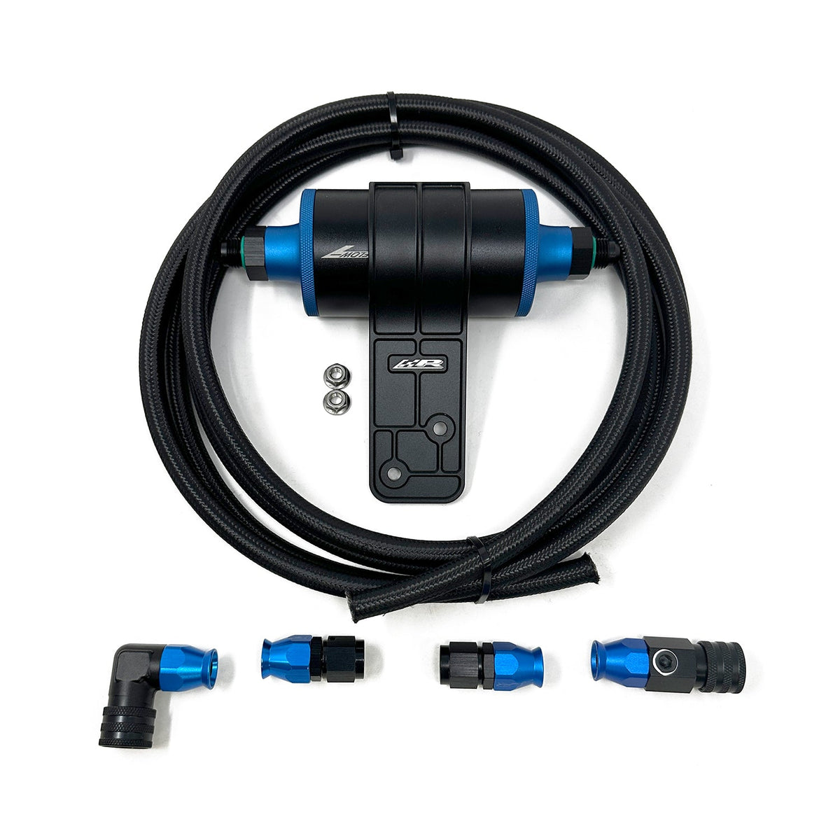 Precision Raceworks universal BMW G-Chassis fuel line kit with inline filter