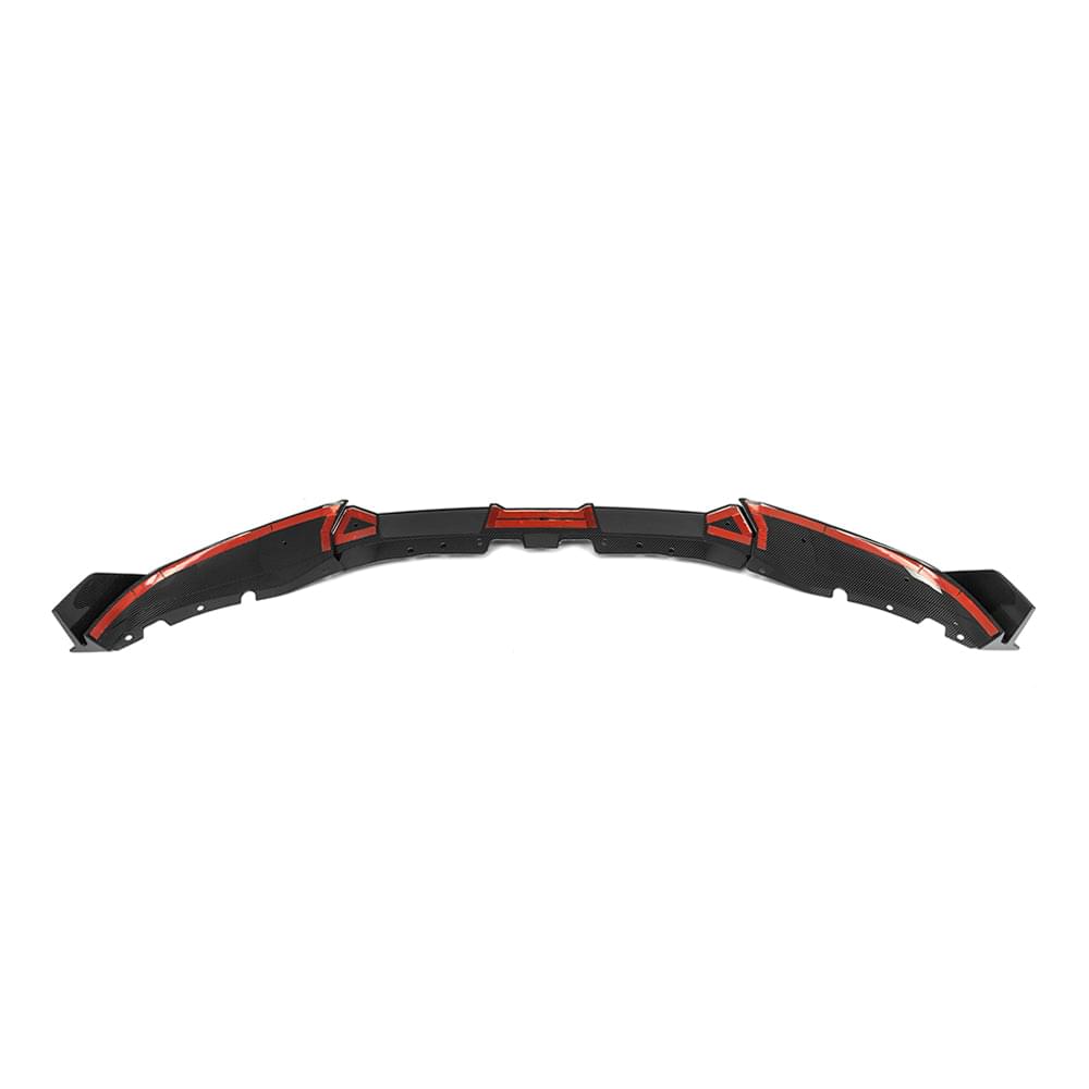 SOOQOO BMW X5 G05 PRE-LCI Front Lip In Prepreg Carbon Fiber — product view 2