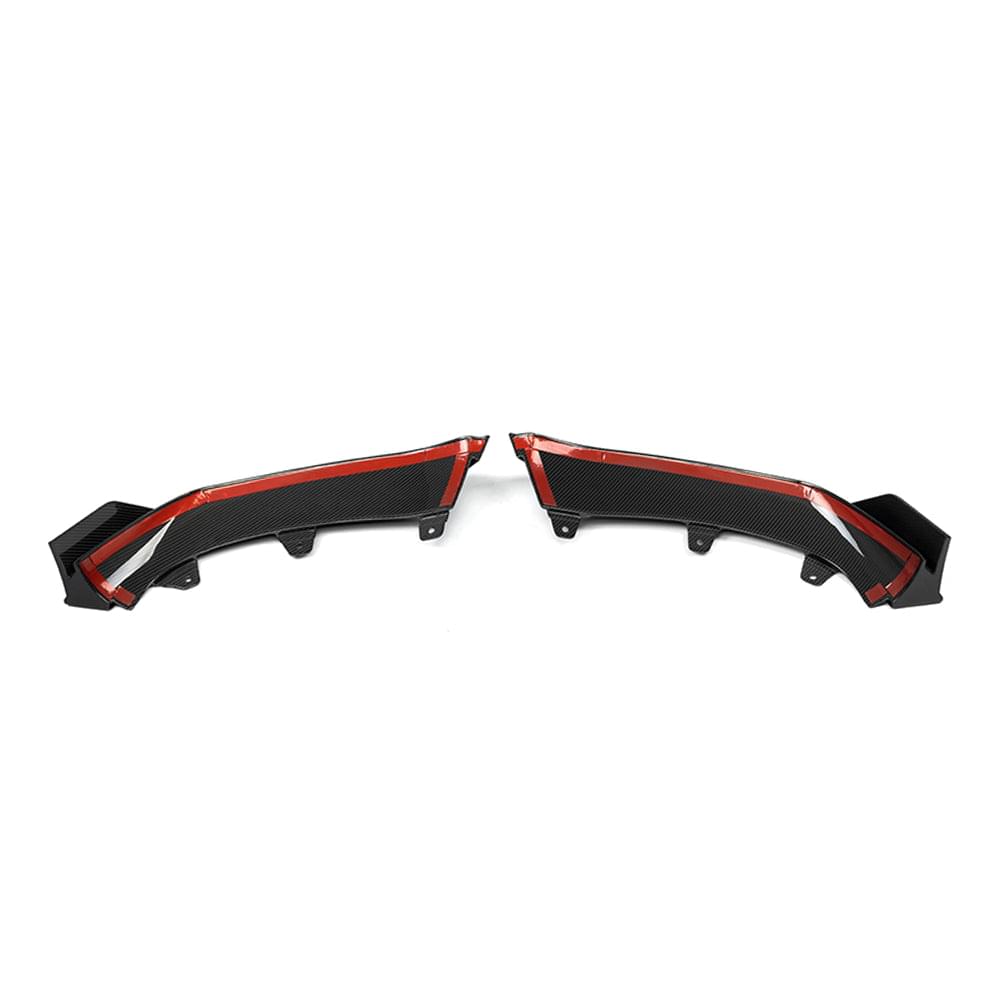 SOOQOO BMW X6 G06 PRE-LCI Front Lip In Prepreg Carbon Fiber — product view 4