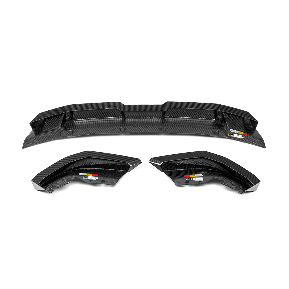 SOOQOO BMW XM G09 Front Lip In Prepreg Carbon Fiber — product view 5