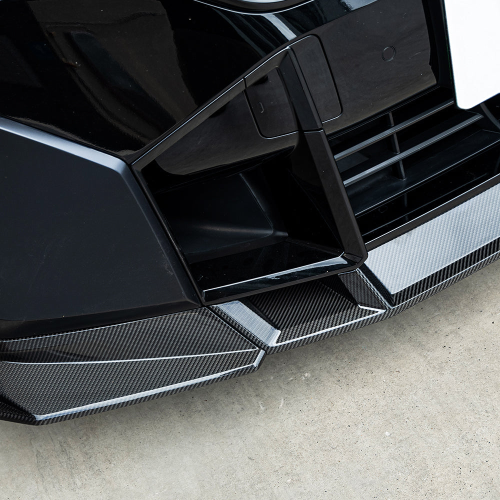 SOOQOO BMW XM G09 Front Lip In Prepreg Carbon Fiber — product view 10