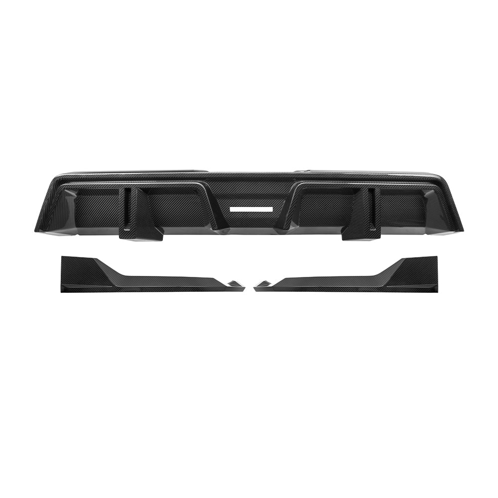 SOOQOO BMW XM G09 Rear Diffuser in Gloss Carbon