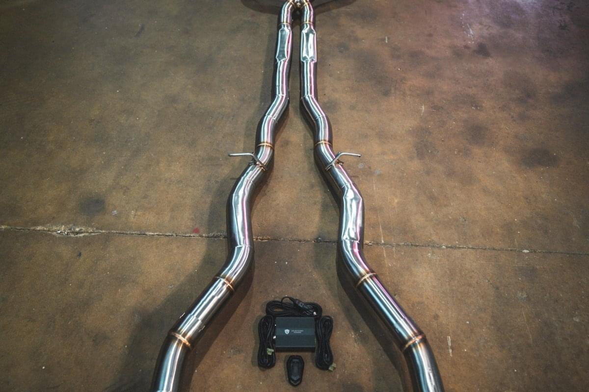 Alpina B8 / BMW G16 M850i Valved Sport Exhaust System.
