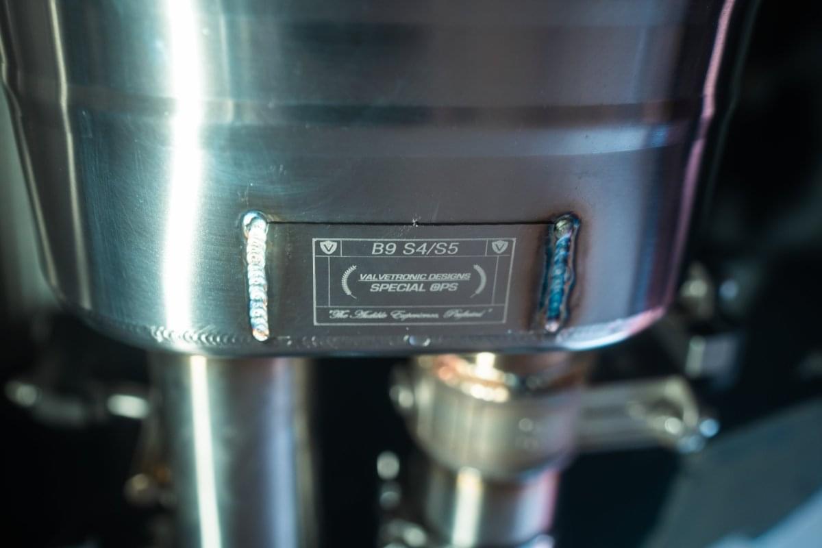 Audi B9 S4 / S5 Valved Sport Exhaust System.