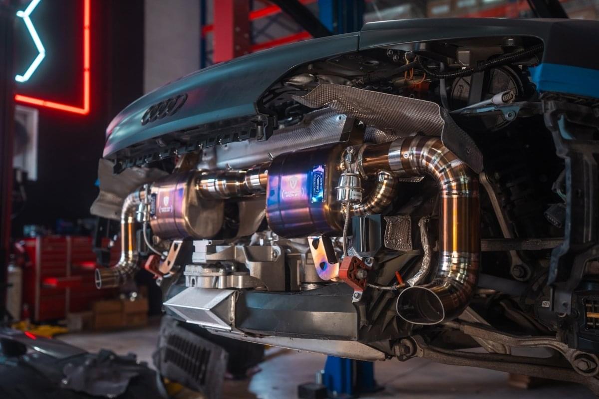 Audi R8 Valved Sport Exhaust System.