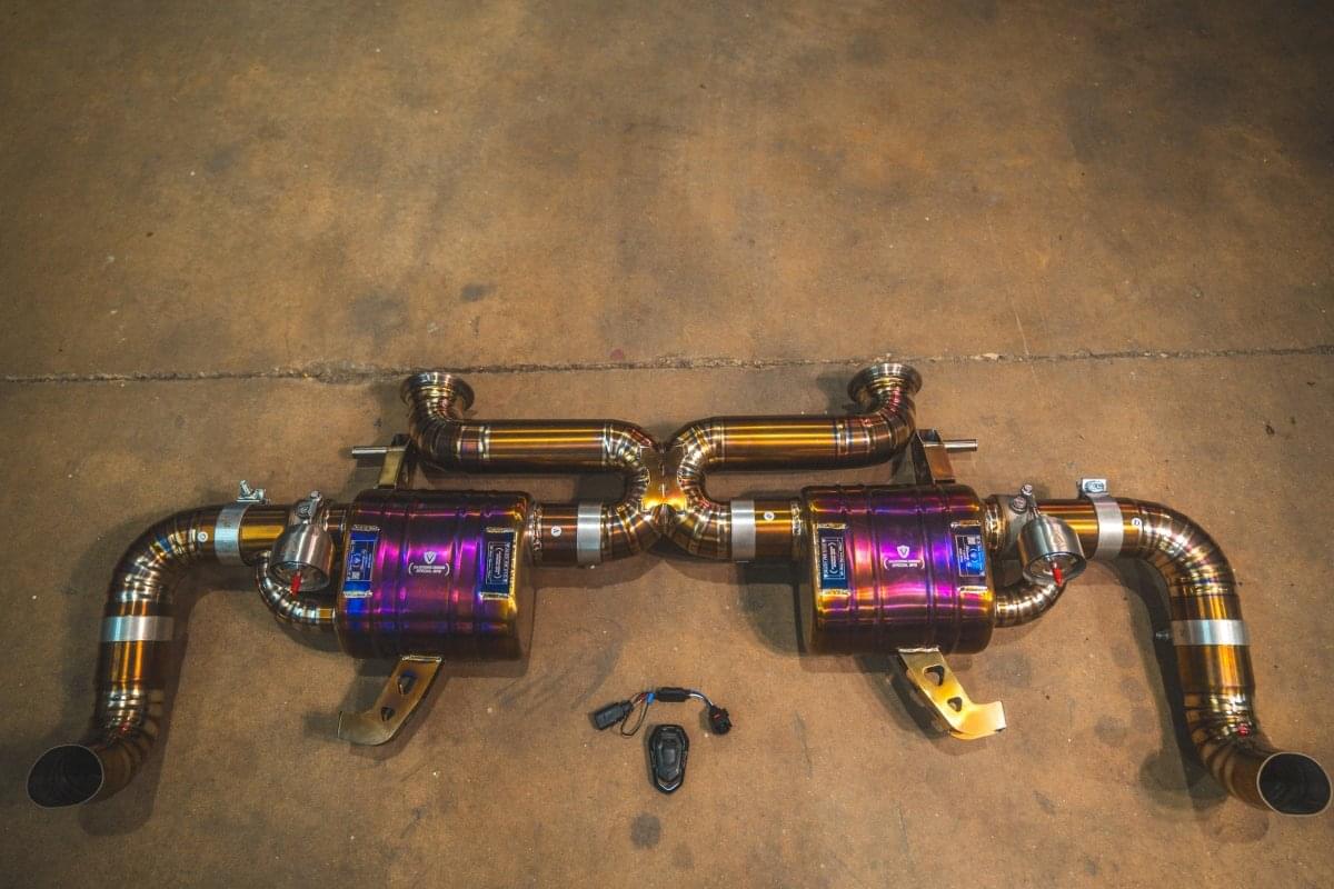 Audi R8 Valved Sport Exhaust System.