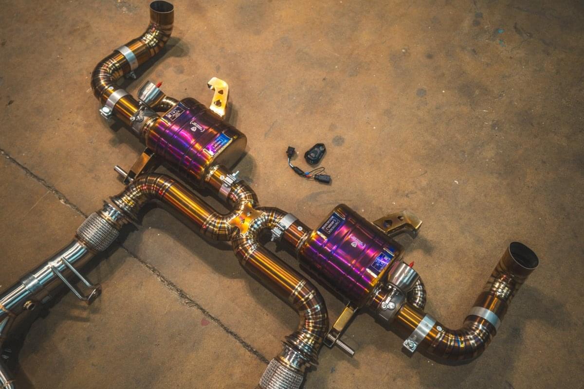 Audi R8 Valved Sport Exhaust System.