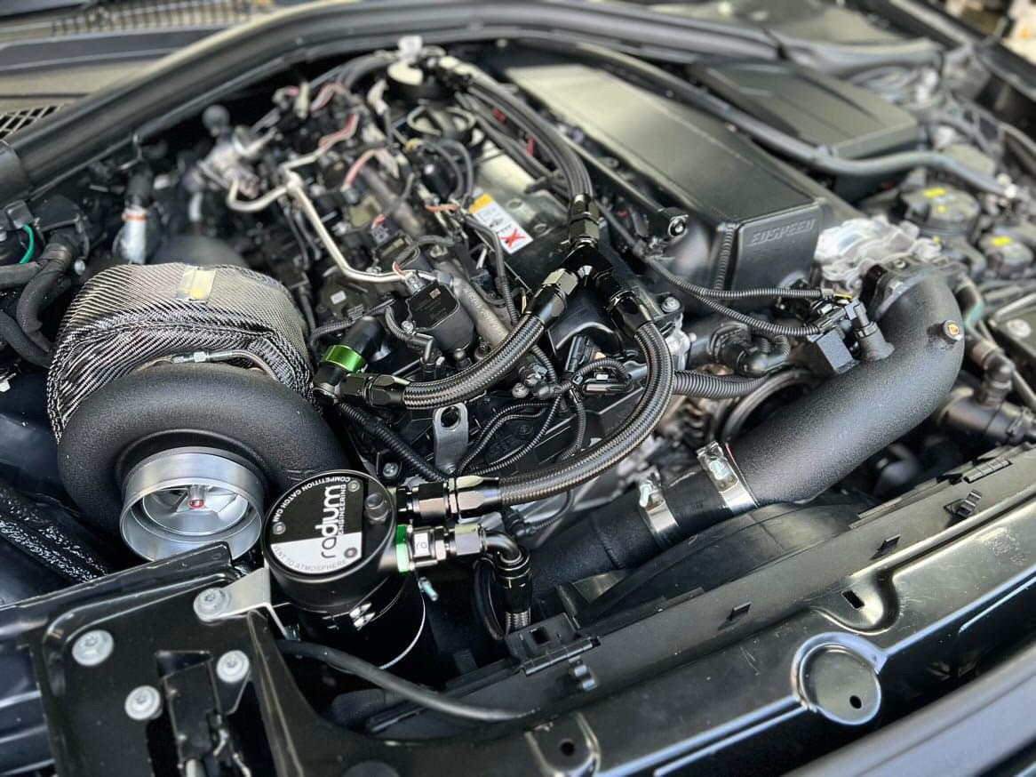 B58 Gen 1 BMW F Series Chassis Turbo Kit w/ Tubular Manifold.