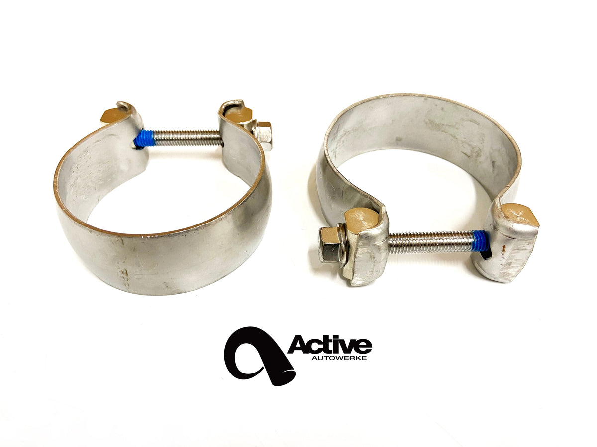Active Autowerke Exhaust Ball Clamps.