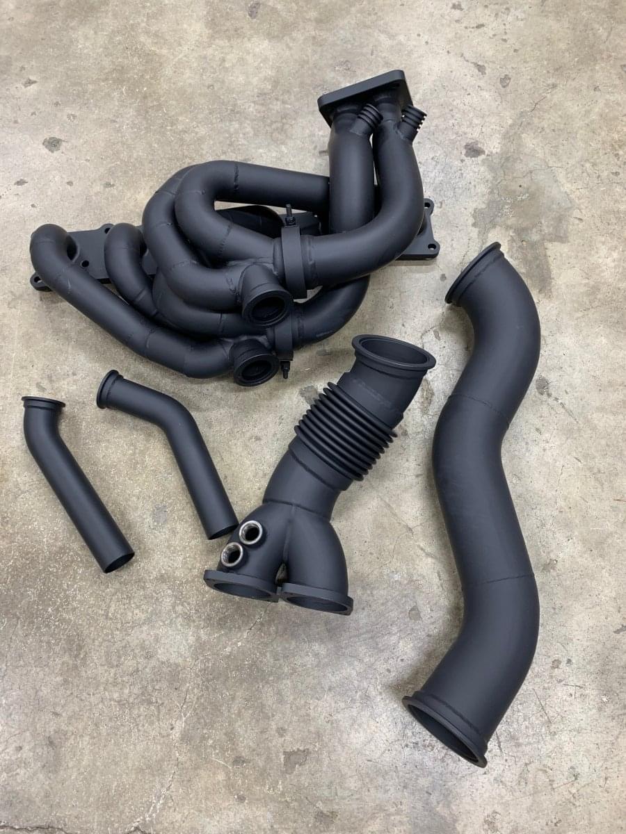 BMW 335i N54 Top Mount Turbo Hot Parts Kit.