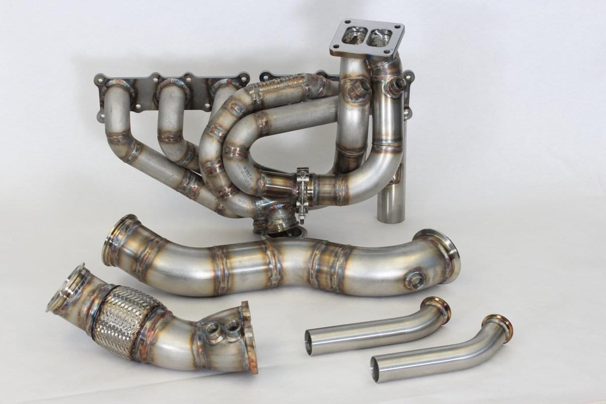 BMW 335i N54 Top Mount Turbo Hot Parts Kit.