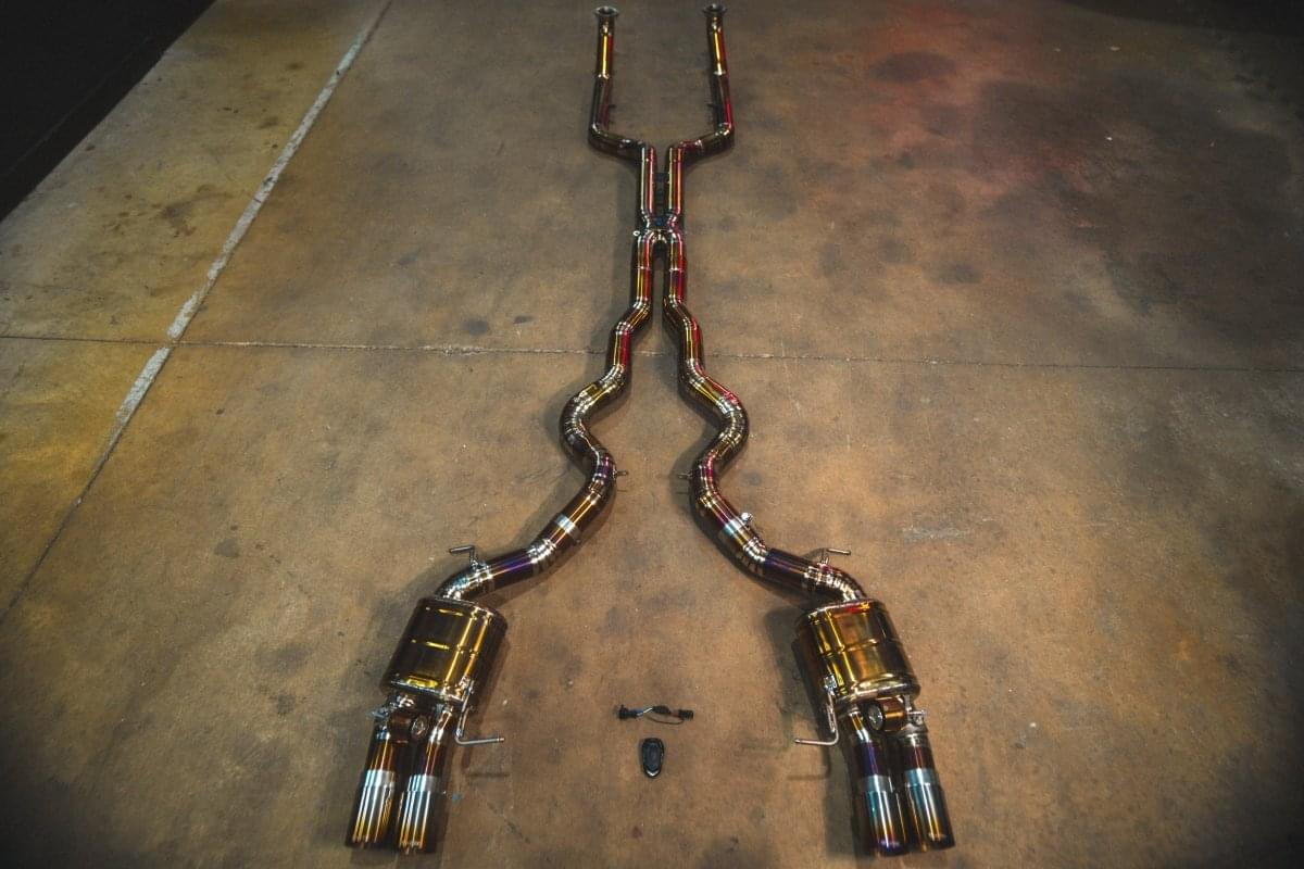 BMW F12 M6 Valved Sport Exhaust System.
