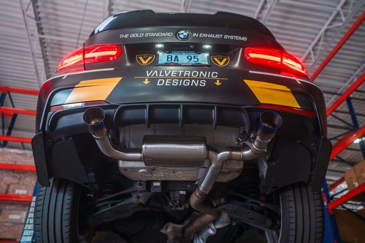 BMW F30 / F22 / F36 / F32 Valved Sport Exhaust System (Axleback) F chassis.