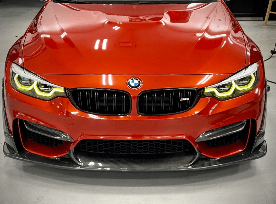 BMW F8x M3 M4 Laptorr Style Carbon Fiber Front Lip.
