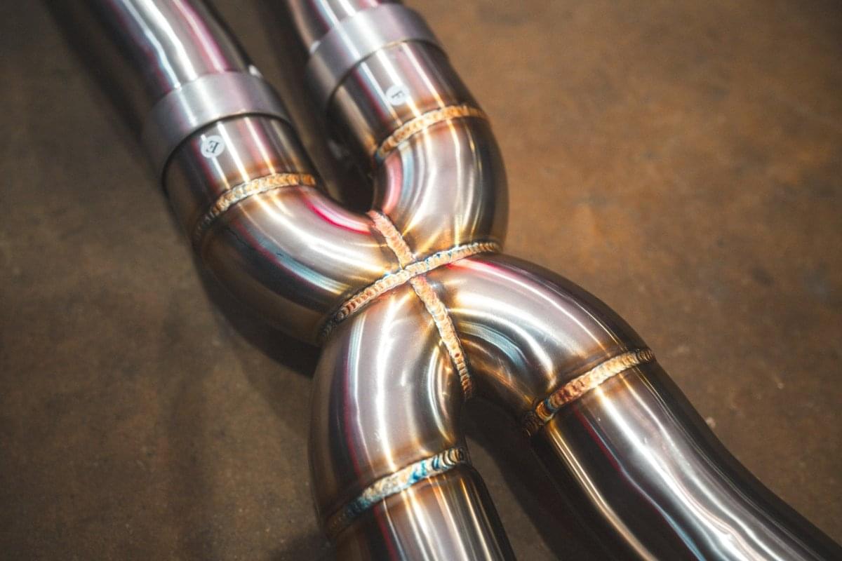BMW G30 M550I Valved Sport Exhaust System.