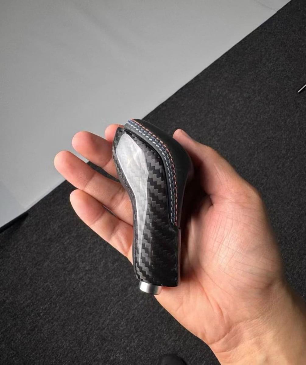 BMW G8X M2 / M3 / M4 Dry Carbon Gear Shift Knob Cover.