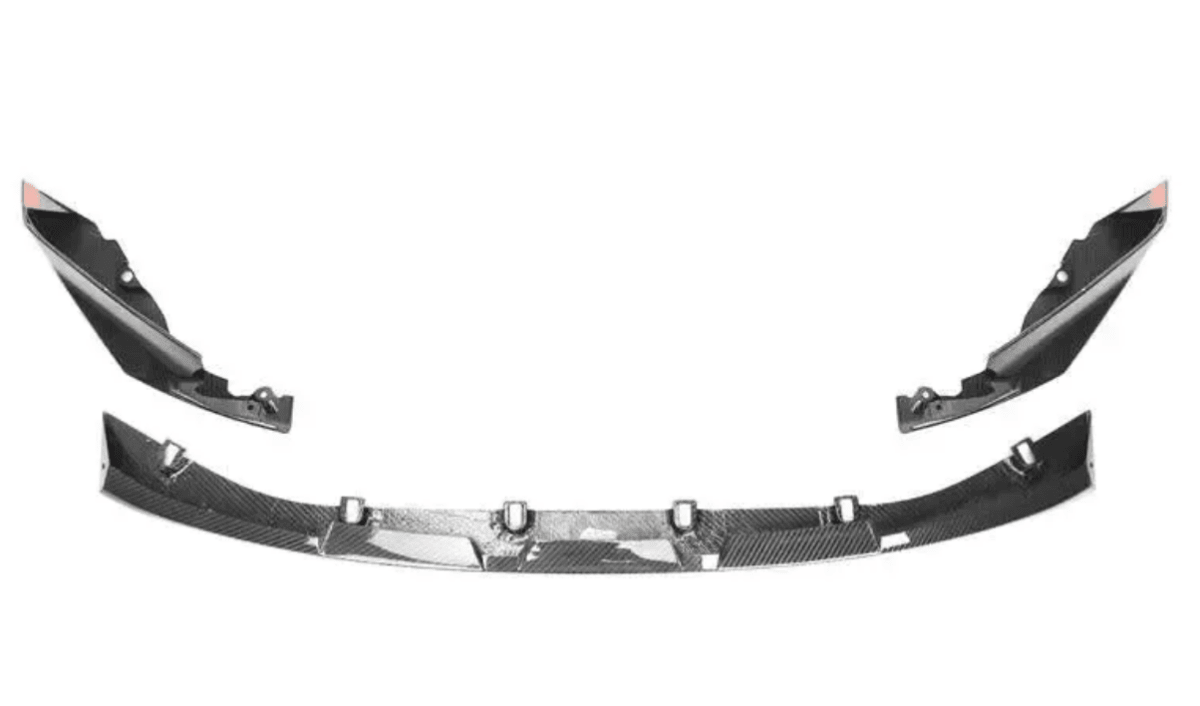 BMW G8X M3 / M4 MP-Style 3-Piece Carbon Fiber Front Lip Splitter.
