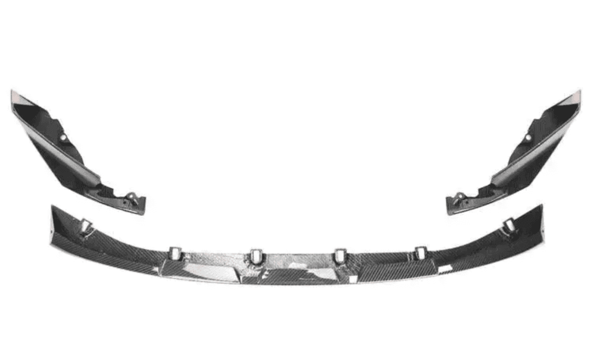 BMW G8X M3 / M4 MP-Style 3-Piece Carbon Fiber Front Lip Splitter.