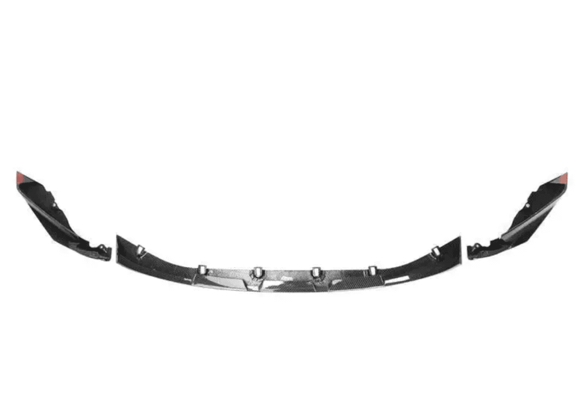 BMW G8X M3 / M4 MP-Style 3-Piece Carbon Fiber Front Lip Splitter.