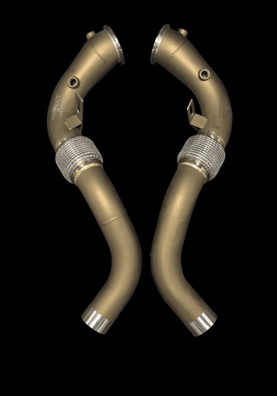 BMW X5M Downpipes.
