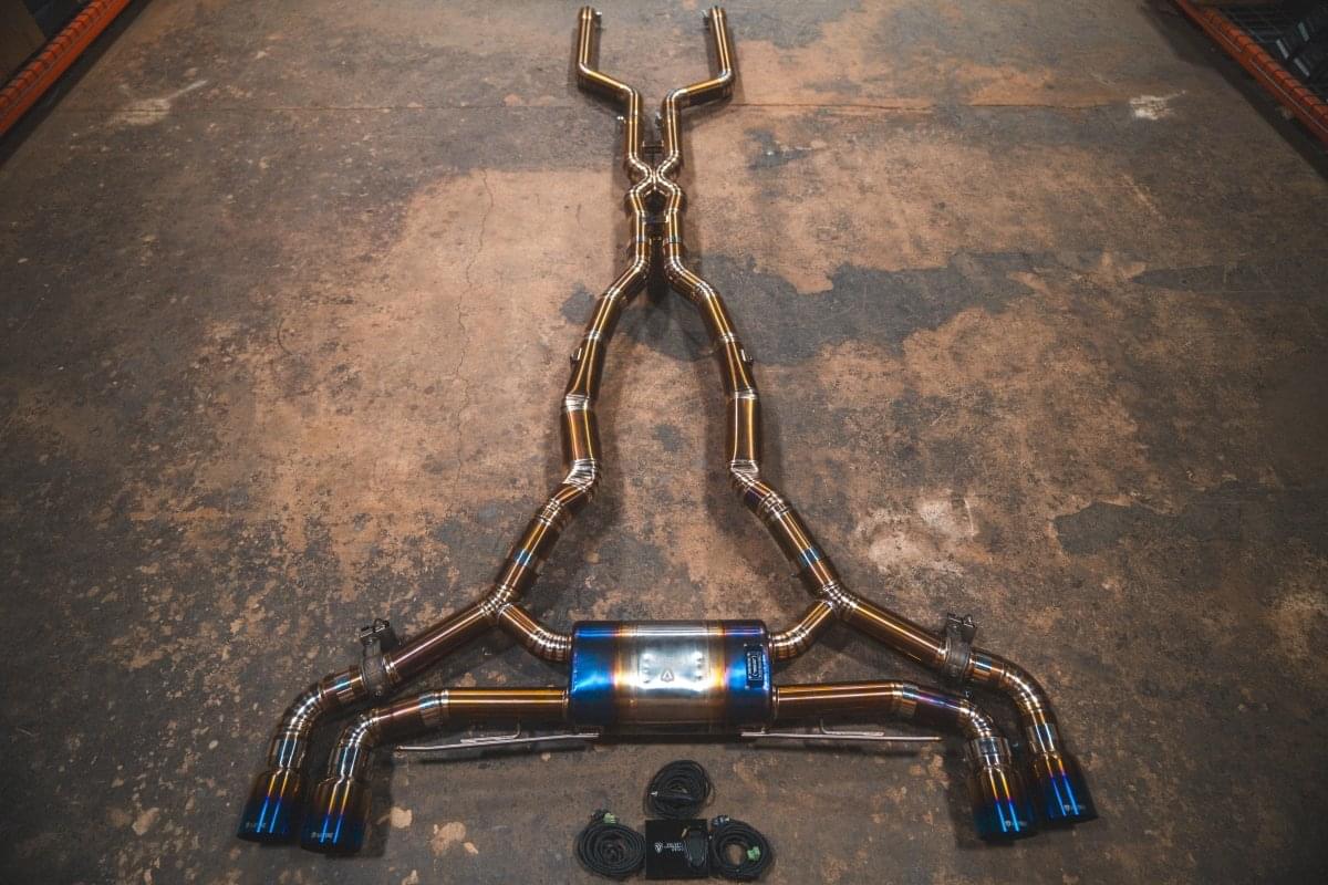 BMW X5M / X6M F95 / F96 VALVED SPORT EXHAUST SYSTEM.