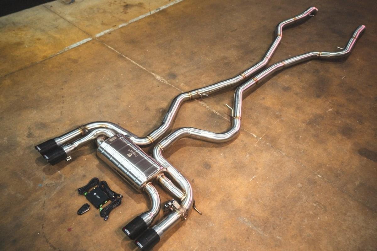BMW X5M / X6M Valved Sport Exhaust System (F85 / F86).