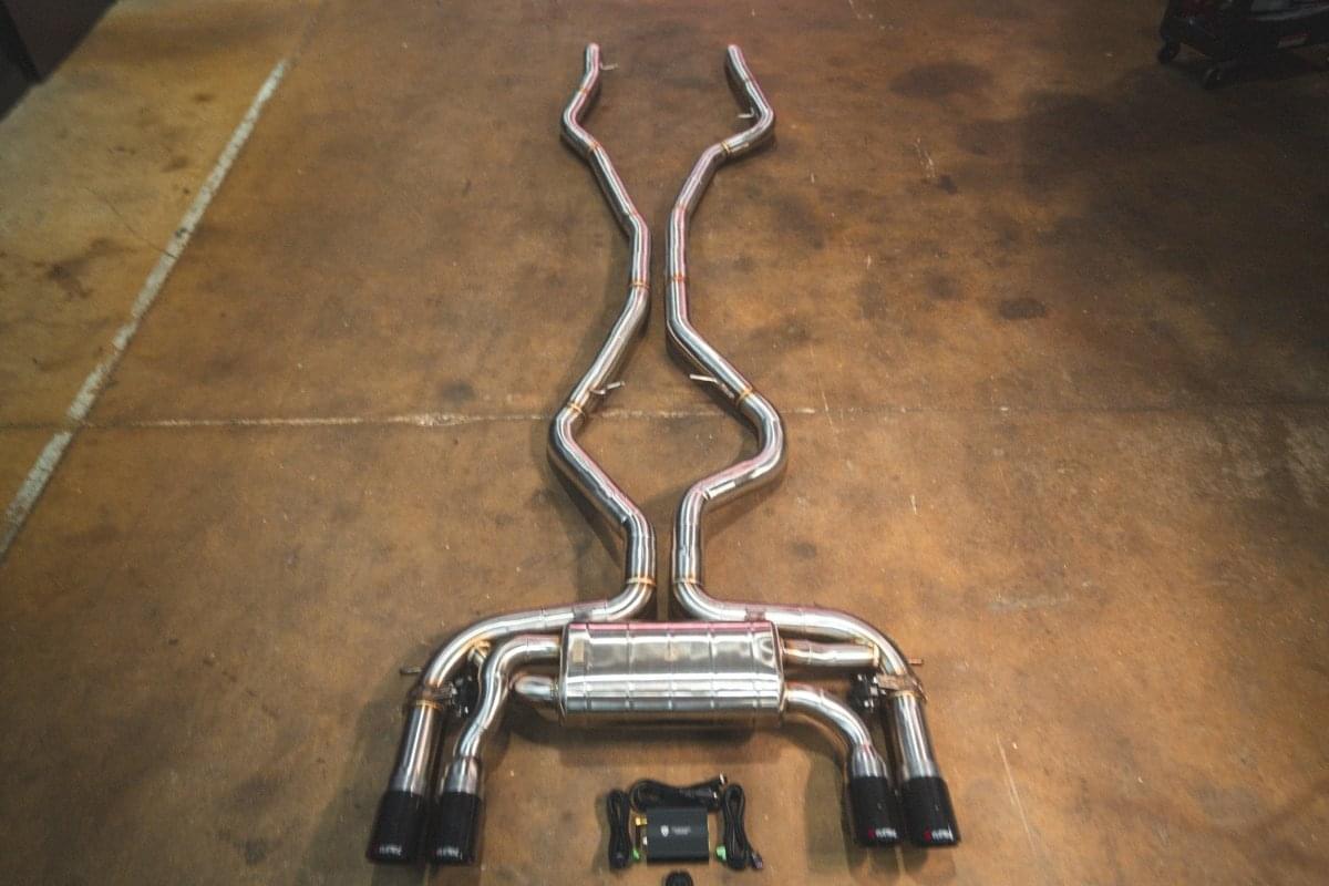 BMW X5M / X6M Valved Sport Exhaust System (F85 / F86).