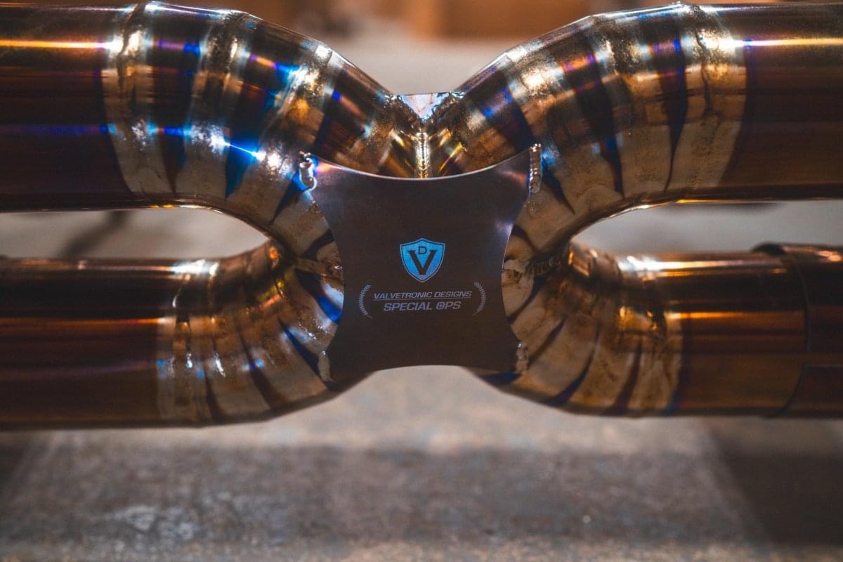 Chevrolet Corvette C8 Valved Sport Exhaust System.