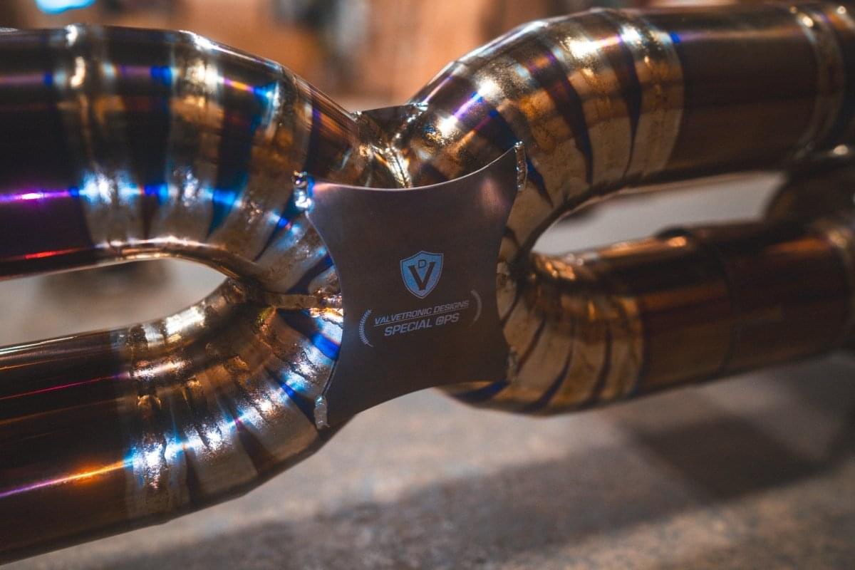 Chevrolet Corvette C8 Valved Sport Exhaust System.