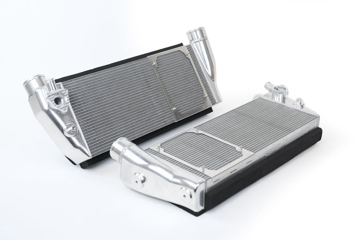CSF 8210 Ferrari 488 / Pista / F8 Twin Intercooler Set – Raw Billet