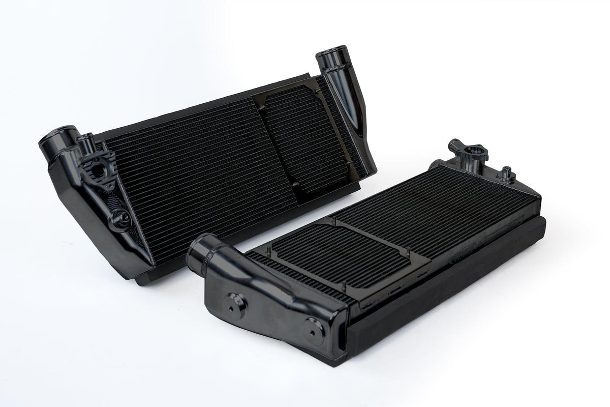 CSF 8210 Ferrari 488 / Pista / F8 Twin Intercooler Set – Thermal Dispersion Black