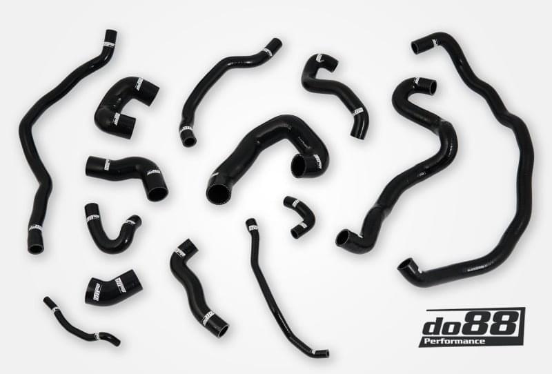 do88 07-10 BMW 135i/335i N54 (E82/E88/E9X) Coolant Hoses - Black.