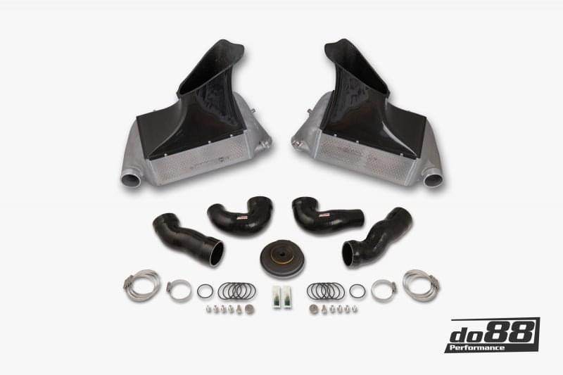 do88 10-12 Porsche 911 Turbo/Turbo S (997.2) MERA Intercooler Kit for do88 Y-Pipe.