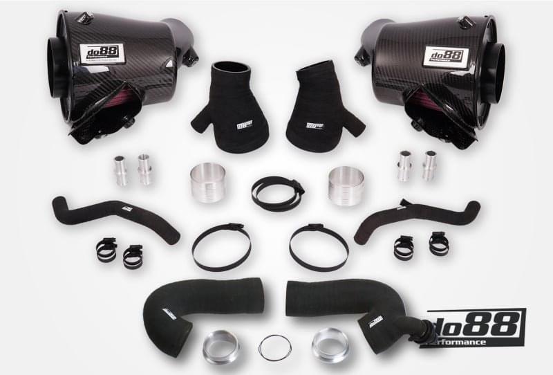 do88 2020+ Porsche 911 Turbo/Turbo S (992.1) Induction System w/66mm Outlet & Turbo Inlet Hoses.