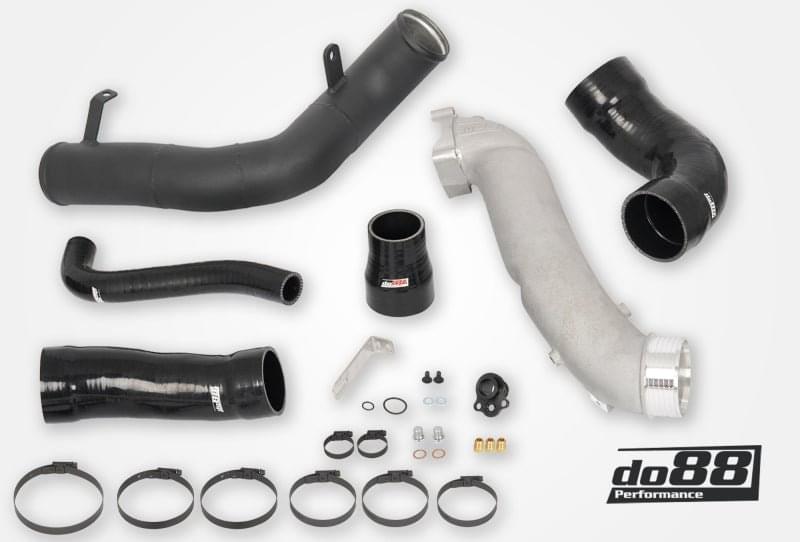 do88 Audi RS3 2.5T (8V)/TT RS 2.5T (8S) Charge Pipes (do88 Intercooler) - Black.
