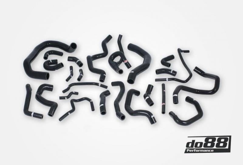 do88 Audi/Seat/Skoda/Volkswagen 1.8T/2.0T (MQB) Coolant Hoses (24 pcs) - Black.