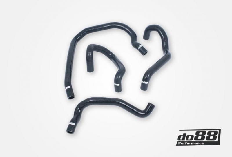 do88 Audi/Seat/Volkswagen 2.0T (MQB) Remote Radiator Coolant Hoses (Left) - Black.