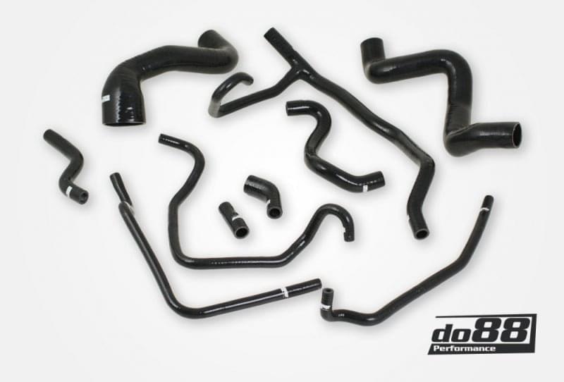 do88 Porsche 968 Coolant Hoses Black.