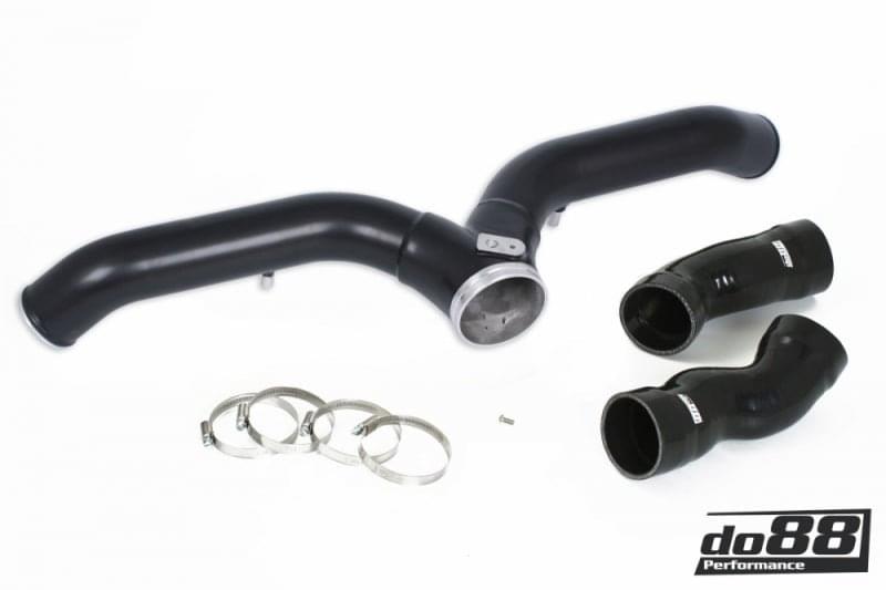 do88 Porsche 997.1 Turbo Y-Pipe Black for ICM-230 do88 Intercooler.