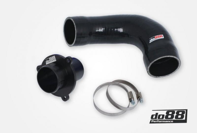 do88 VAG 1.8 2.0 TSI (MQB) Turbo Muffler Delete do88 TR-340 Black Hoses.