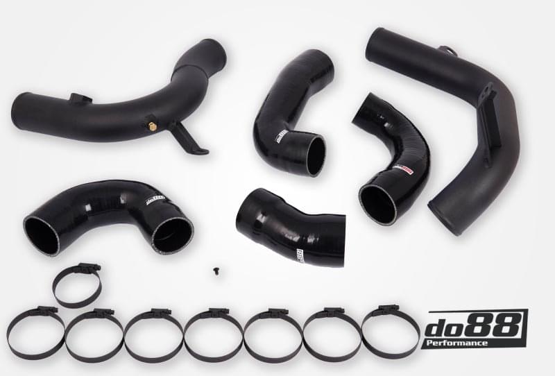 do88 VAG 2.0 TSI EA888 Gen4 (245hp) OEM Intercooler Pressure Pipes Black Hoses.