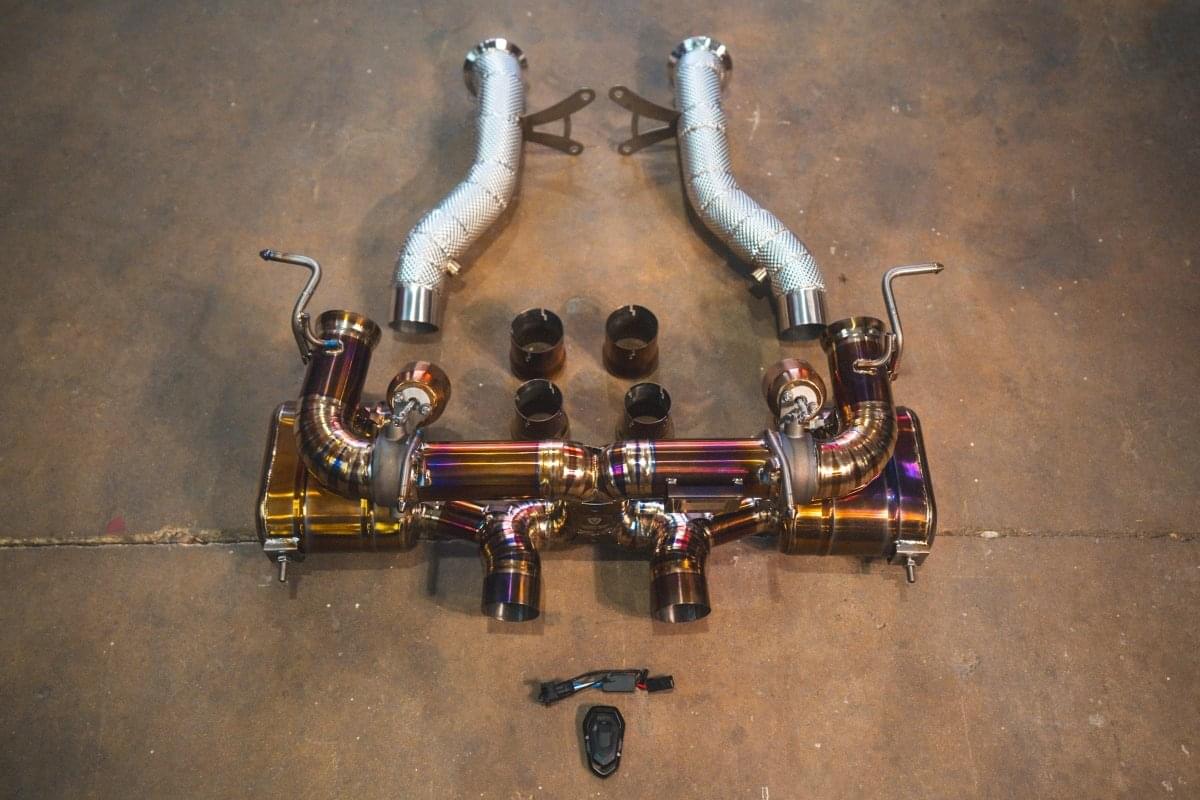 Ferrari 458 Italia Valved Sport Exhaust System.