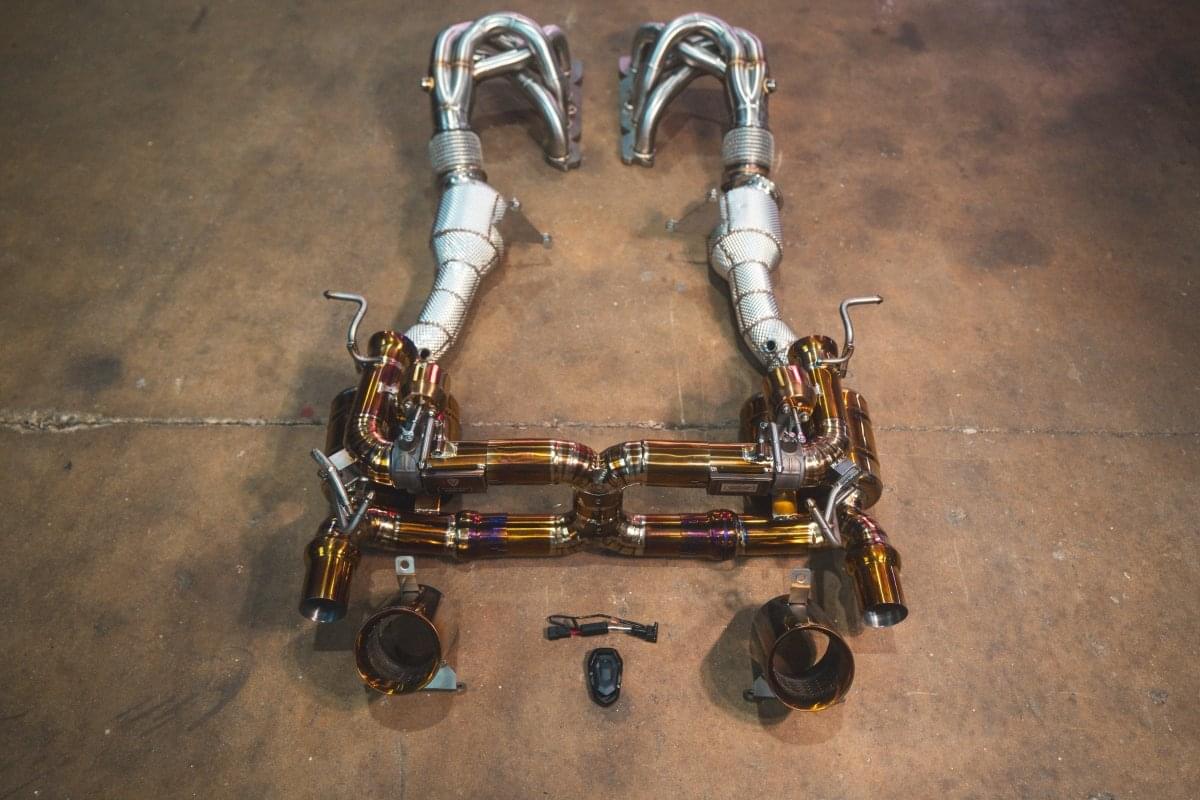 Ferrari 458 Speciale Valved Sport Exhaust System.